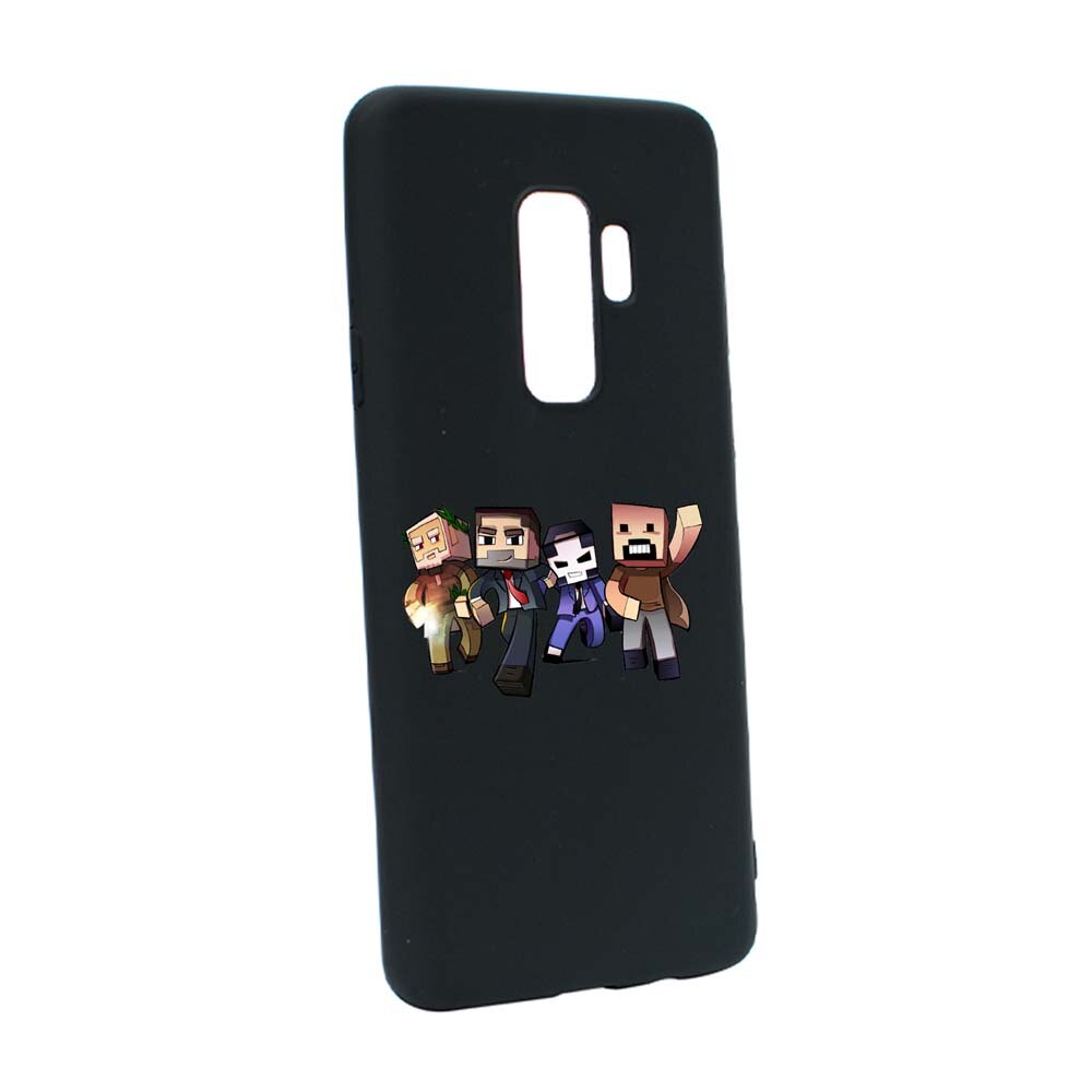 Husa Samsung Galaxy S9 Plus, Minecraft, rezistenta la uzura, anti-alunecare, din silicon Premium, B727