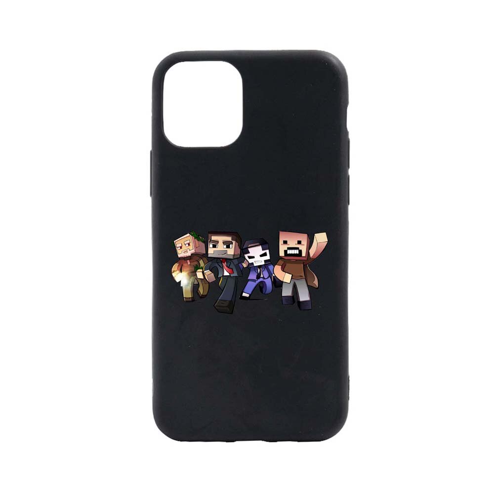 Husa Apple iPhone 11 Pro, Minecraft, rezistenta la uzura, anti-alunecare, din silicon Premium, B727