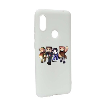 Husa Xiaomi Redmi Note 6 Pro, Minecraft, rezistenta la uzura, anti-alunecare, din silicon Premium, W727 Husa Xiaomi Redmi Note 6 Pro, Minecraft, rezistenta la uzura, anti-alunecare, din silicon Premium, W727