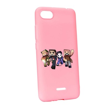 Husa Xiaomi Redmi 6A, Minecraft, rezistenta la uzura, anti-alunecare, din silicon Premium, P727 Husa Xiaomi Redmi 6A, Minecraft, rezistenta la uzura, anti-alunecare, din silicon Premium, P727