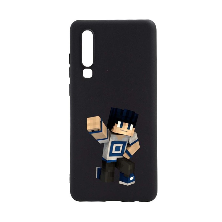 Huawei P30 Minecraft Устойчив на износване противоплъзгащ премиум силиконов калъф B725