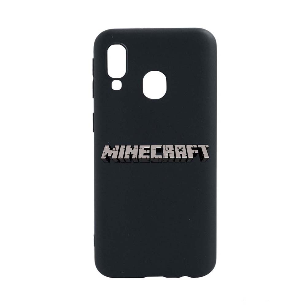 Husa Samsung Galaxy A40, Minecraft, rezistenta la uzura, anti-alunecare, din silicon Premium, B729