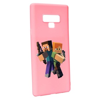 Husa Samsung Galaxy Note 9, Minecraft, rezistenta la uzura, anti-alunecare, din silicon Premium, P728 Husa Samsung Galaxy Note 9, Minecraft, rezistenta la uzura, anti-alunecare, din silicon Premium, P728