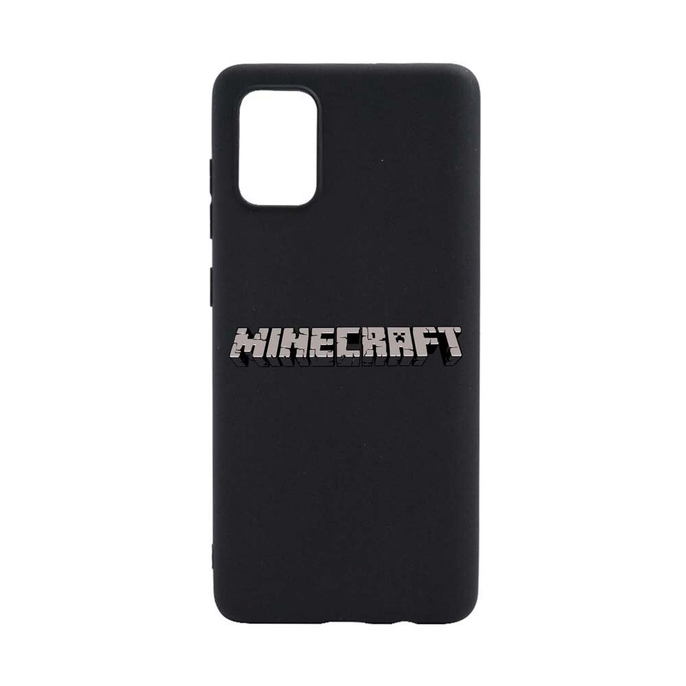 Husa Samsung Galaxy A71, Minecraft, rezistenta la uzura, anti-alunecare, din silicon Premium, B729
