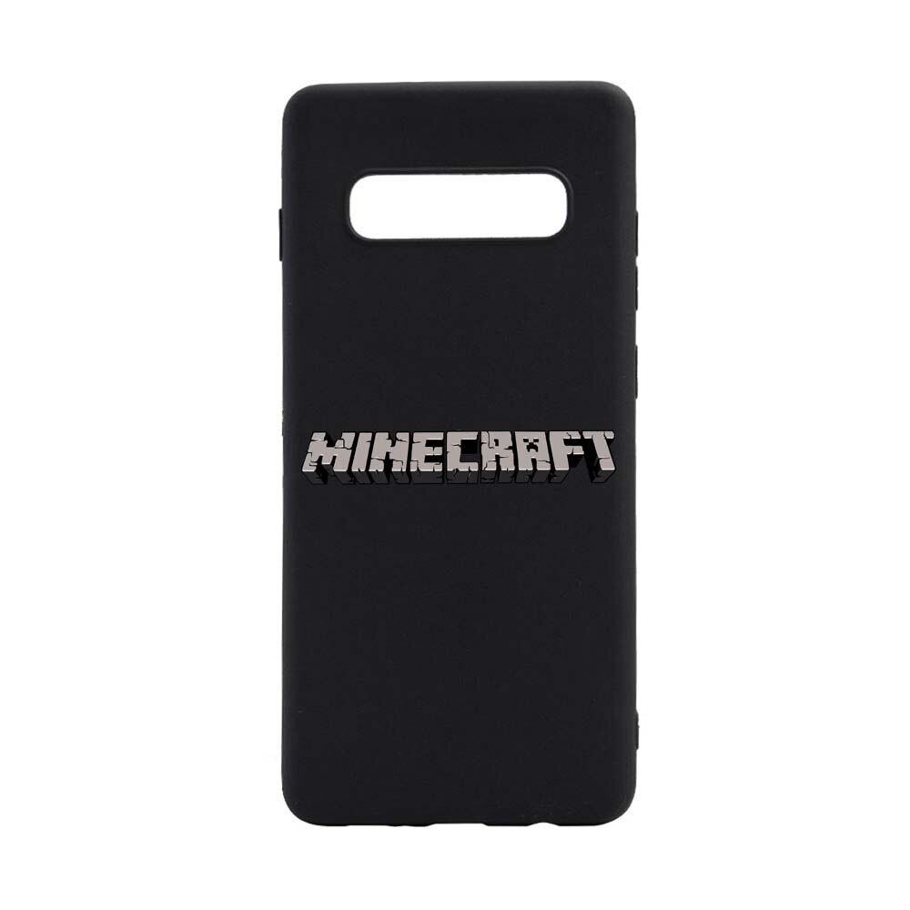Husa Samsung Galaxy S10 Plus, Minecraft, rezistenta la uzura, anti-alunecare, din silicon Premium, B729