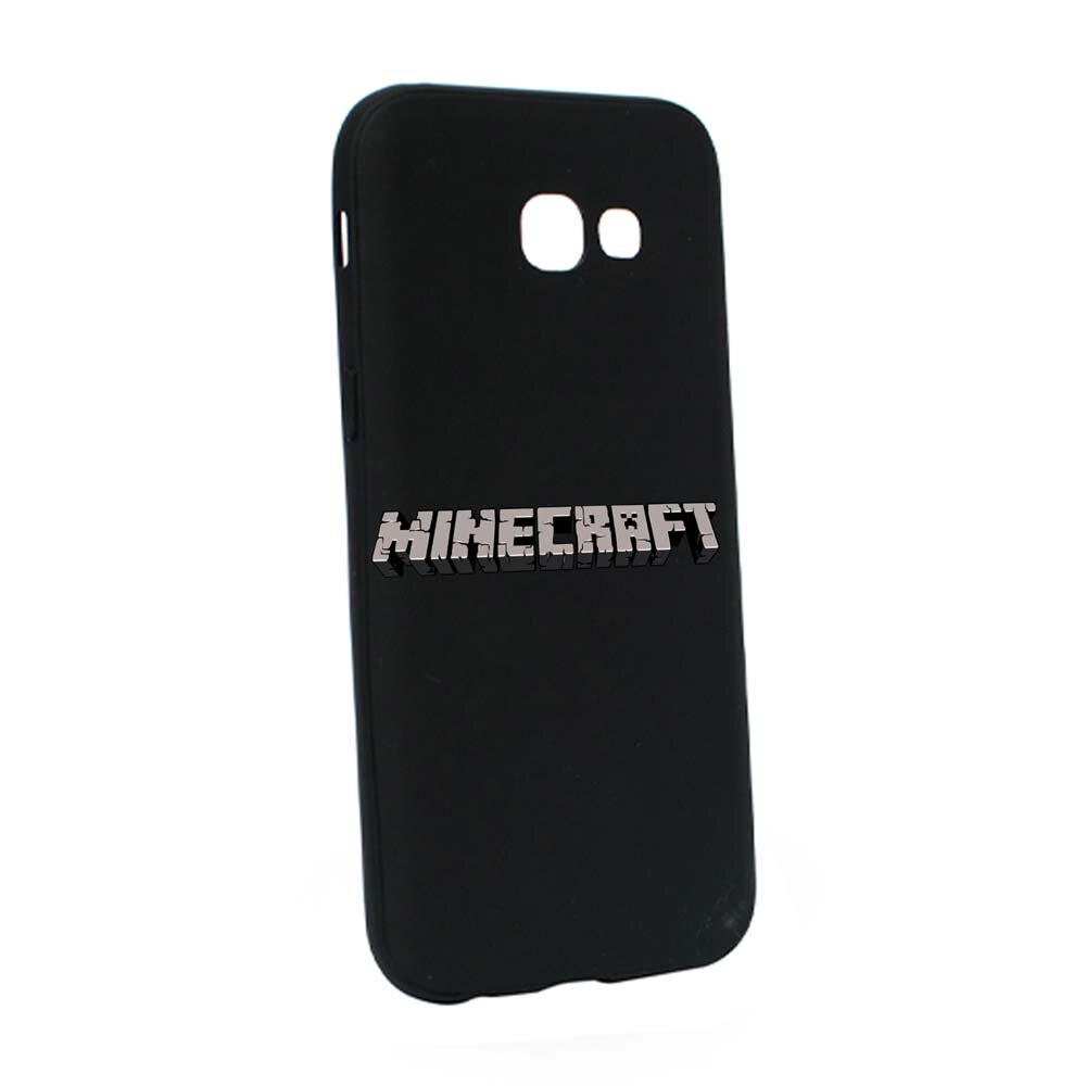 Husa Samsung Galaxy A3 2017, Minecraft, rezistenta la uzura, anti-alunecare, din silicon Premium, B729
