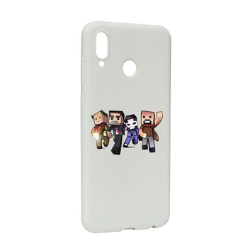 Husa Huawei Honor Play, Minecraft, rezistenta la uzura, anti-alunecare, din silicon Premium, W727 Husa Huawei Honor Play, Minecraft, rezistenta la uzura, anti-alunecare, din silicon Premium, W727