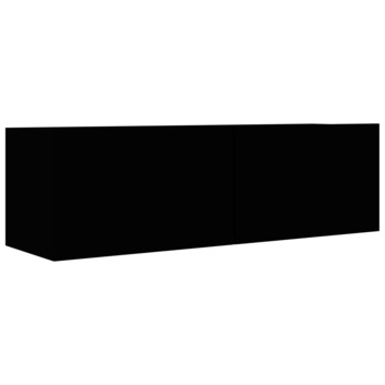 Comoda TV vidaXL, PAL, 100 x 30 x 30 cm, Negru Comoda TV vidaXL, PAL, 100 x 30 x 30 cm, Negru