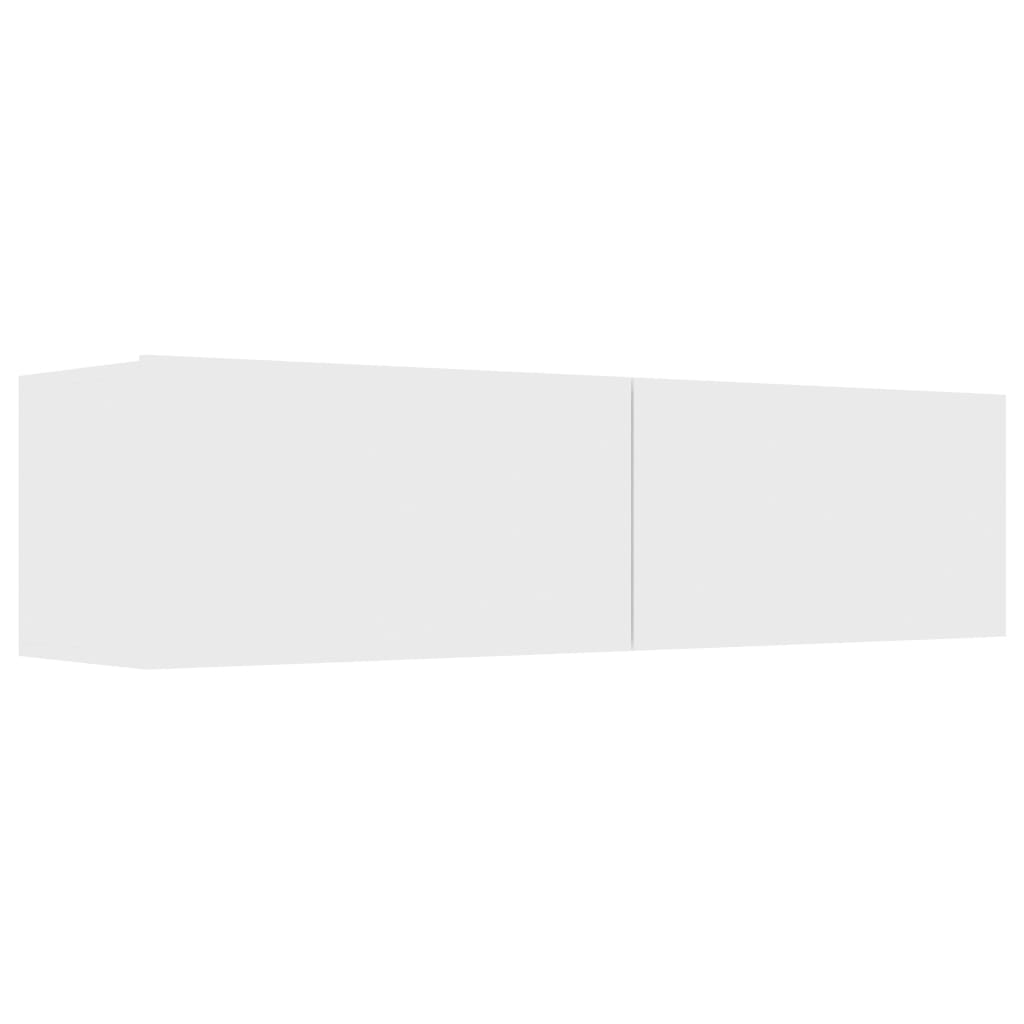 Comoda TV vidaXL, PAL, 120 x 30 x 30 cm, Alb