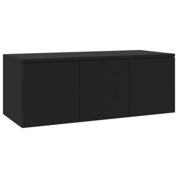 Comoda TV vidaXL, PAL, 80 x 34 x 30 cm, Negru Comoda TV vidaXL, PAL, 80 x 34 x 30 cm, Negru