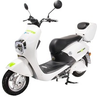 Moped Freewheel E-Scooter Mine Plus, Omologat R.A.R, Motor Bosch 800W, Autonomie pana la 70Km, Viteza maxima 45Km/h, Alb