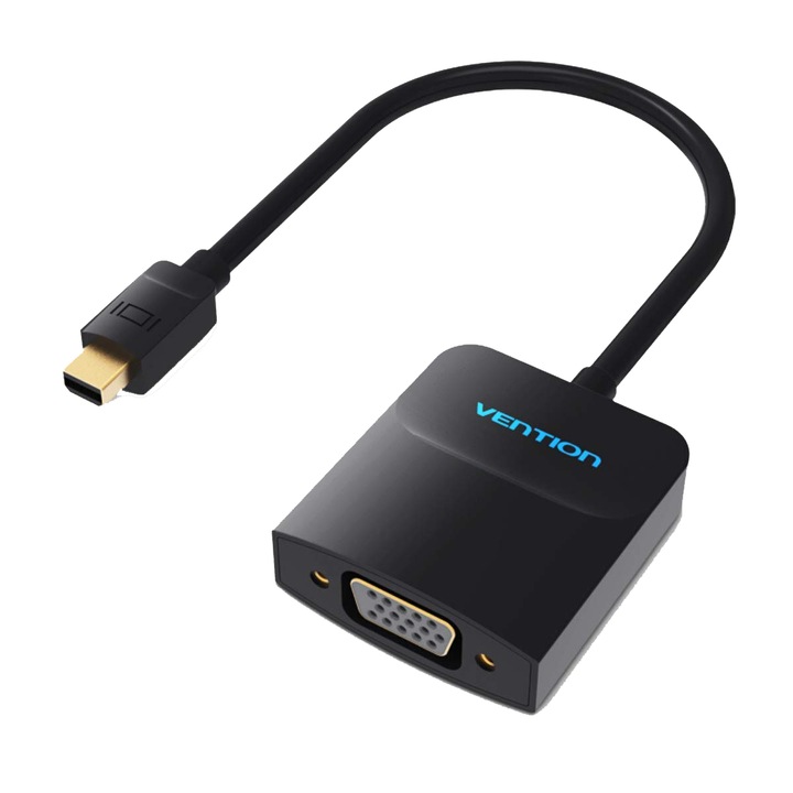 Мини адаптер за DisplayPort към VGA конвертор, 1080P Full-HD, Vention