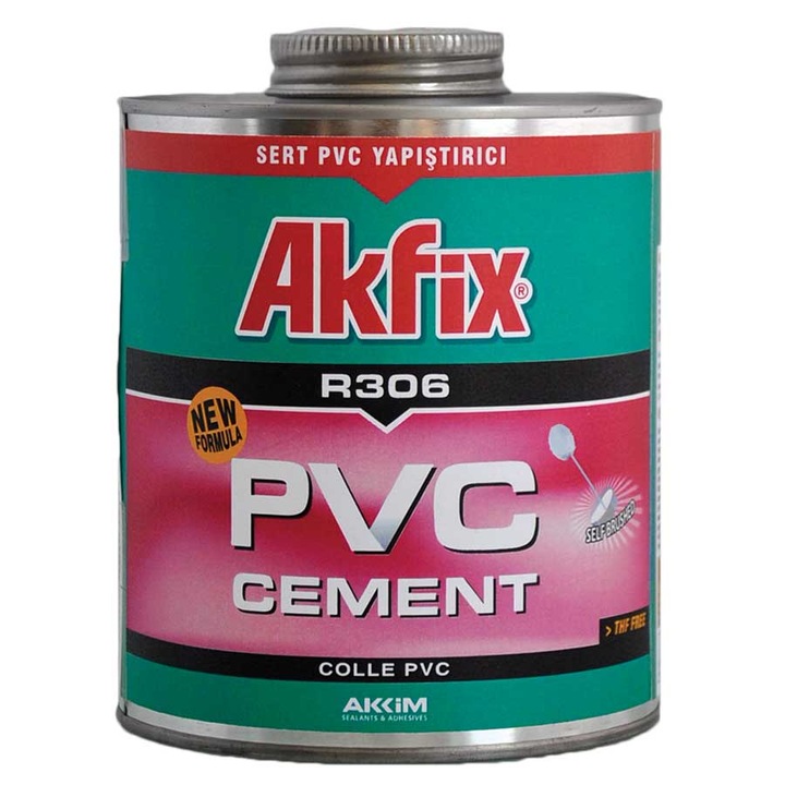 Лепило за PVC Akfix R306, Без Толуол, 1000МЛ - eMAG.bg