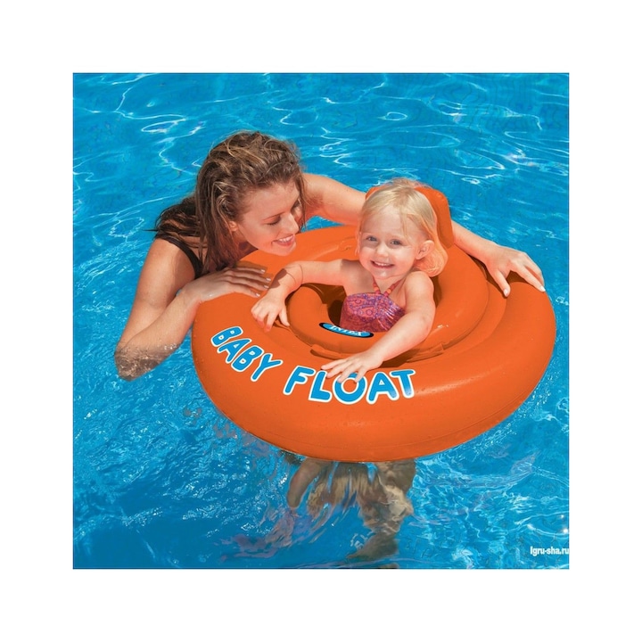 Intex 56588 Felfújható Úszógumi, gyerekeknek, székkel és háttámlával, baba úszó, többszínű