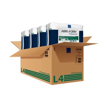 Scutec Abena Abri Form L 4 pentru adulti, all-in-one, absorbtie 4000ml, 12 buc x 4 pachete Scutec Abena Abri Form L 4 pentru adulti, all-in-one, absorbtie 4000ml, 12 buc x 4 pachete