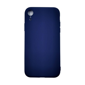 Husa silicon compatibila cu Apple iPhone XR Matte Antisoc, TPU, Viceversa Albastru