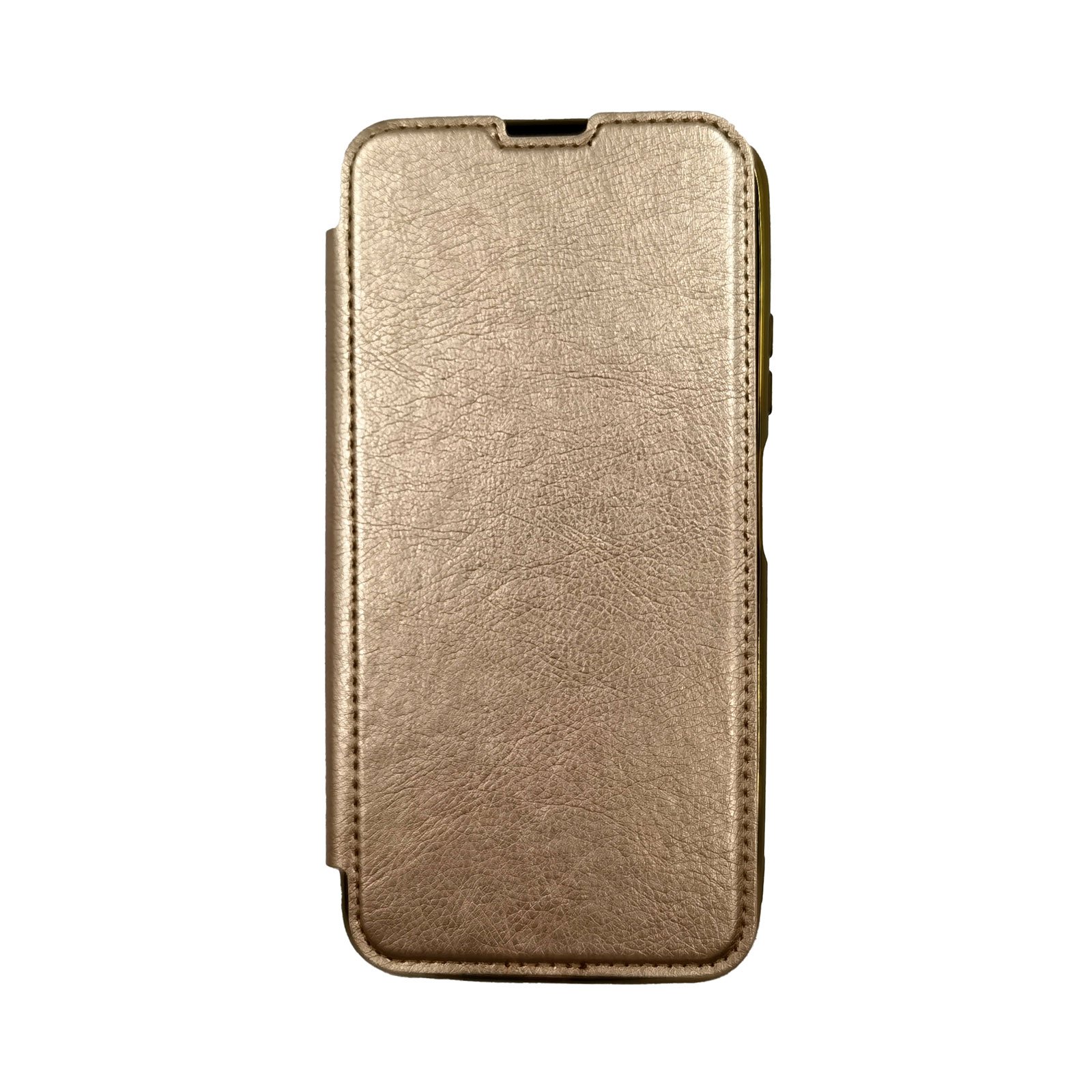 Husa Flip Carte Huawei P40 Lite model Electrobook Cu Suport Card, Antisoc, Viceversa Auriu