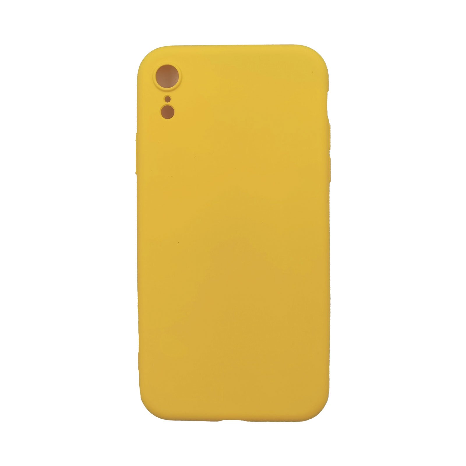 Husa silicon compatibila cu Apple iPhone XR Matte Antisoc, TPU, Viceversa Galben