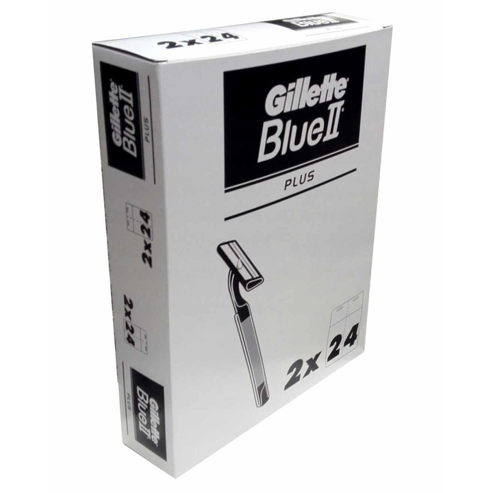 Aparate de ras Gillette Blue 2 Plus Card - 2x24buc
