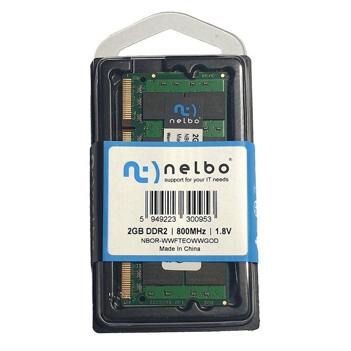 Memorie Laptop Nelbo 2GB DDR2 800MHz