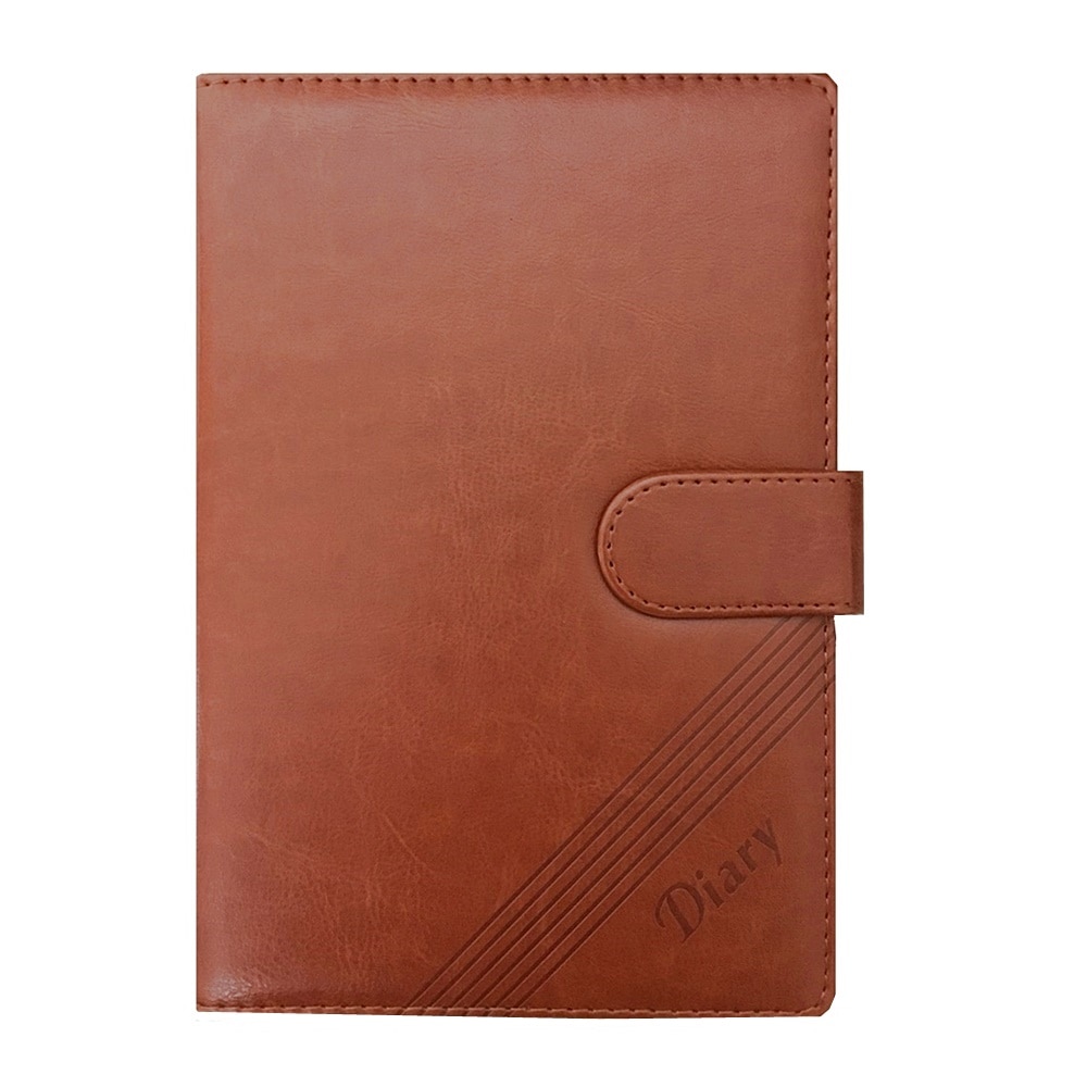 Agenda nedatata business Dylan 15.5x22cm, maro roscat
