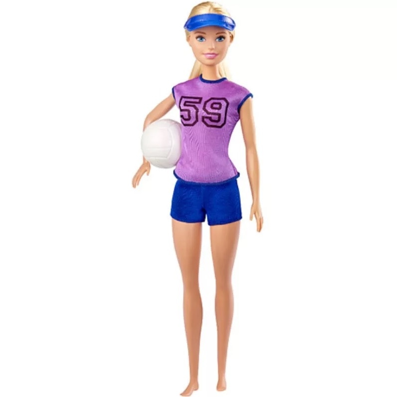 Papusa Mattel Barbie, Jucatoare de volei, 29cm