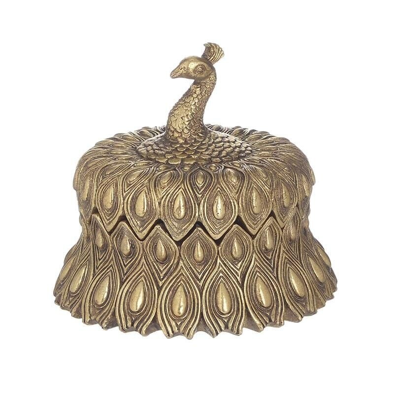 Cutie bijuterii Antique Gold din rasina 14 cm x 13 cm