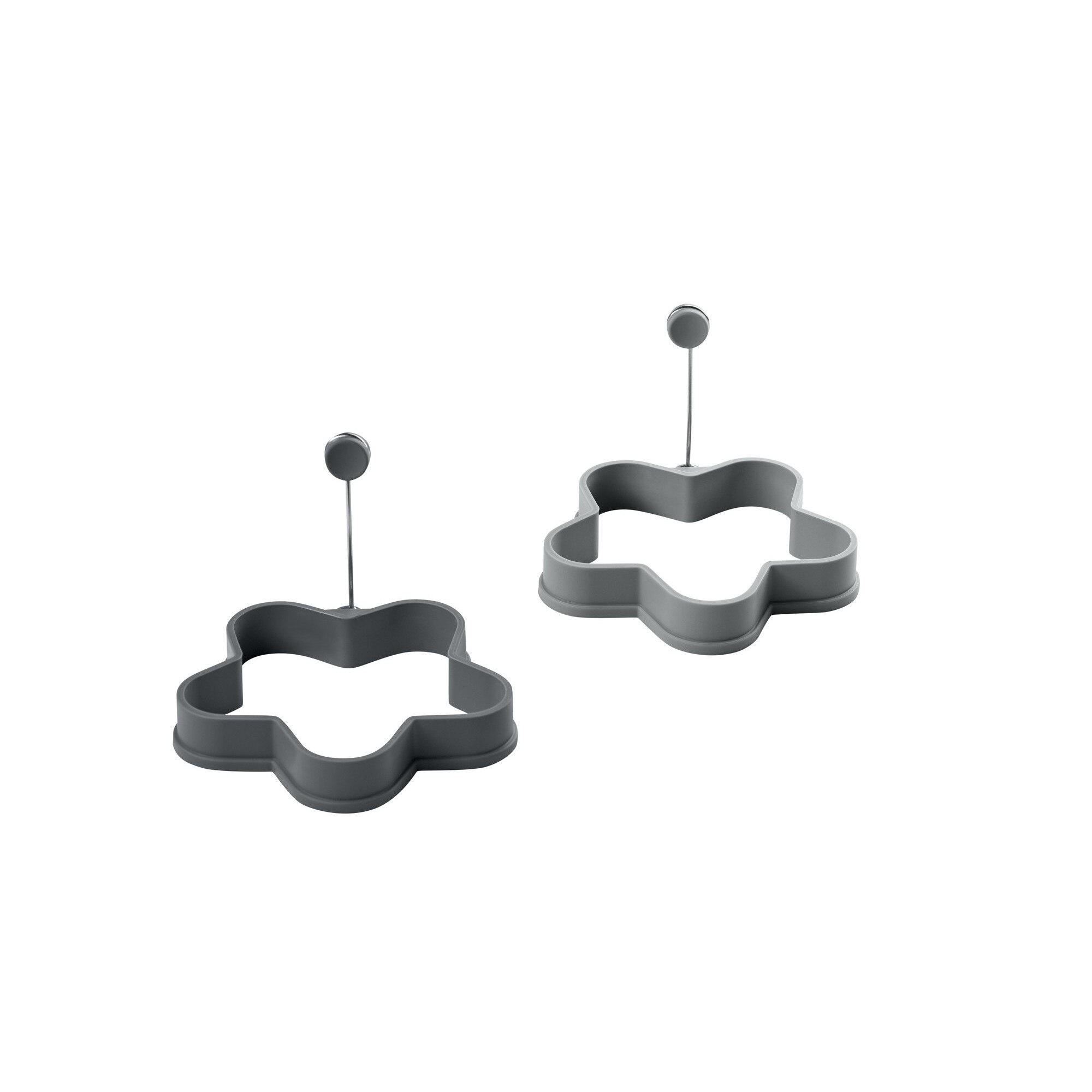 Set 2 Forme ochiuri de ou - Platinum Silicon, 13 cm Lurch