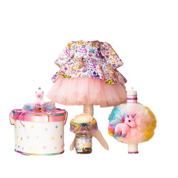 Set botez trusou fete, Licurici Bebe, nou nascuti, 0-3 luni, unicorn Set botez trusou fete, Licurici Bebe, nou nascuti, 0-3 luni, unicorn