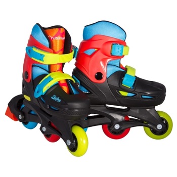 Set Role evolutive pentru copii, Imaginarium, Rolling Evolution T-Rex, cu accesorii de protectie, cu reglaj de marime, 6 - 8 ani Set Role evolutive pentru copii, Imaginarium, Rolling Evolution T-Rex, cu accesorii de protectie, cu reglaj de marime, 6 - 8 ani