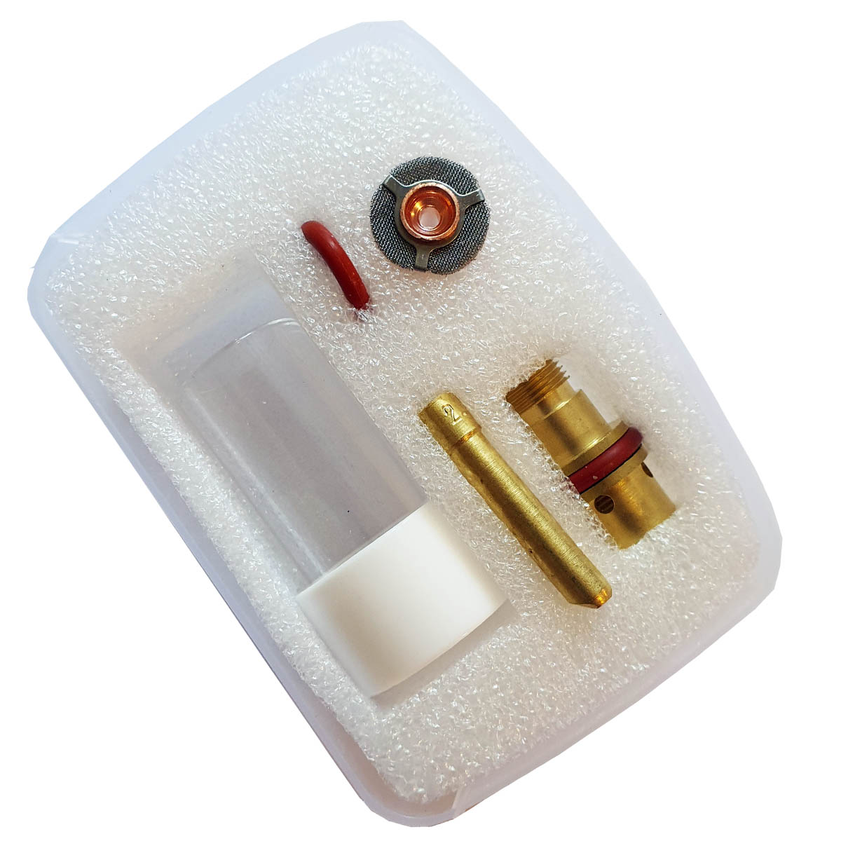 Set Pyrex duza dreapta sudare TIG/WIG, 2.4 mm, pistolet SR 17/18/26