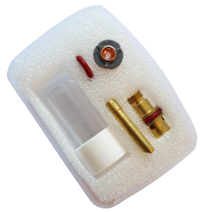 Set Pyrex duza dreapta sudare TIG/WIG, 2.4 mm, pistolet SR 17/18/26