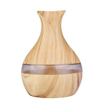 Umidificator cu led, tip vaza , 300 ml , Stejar Deschis Umidificator cu led, tip vaza , 300 ml , Stejar Deschis