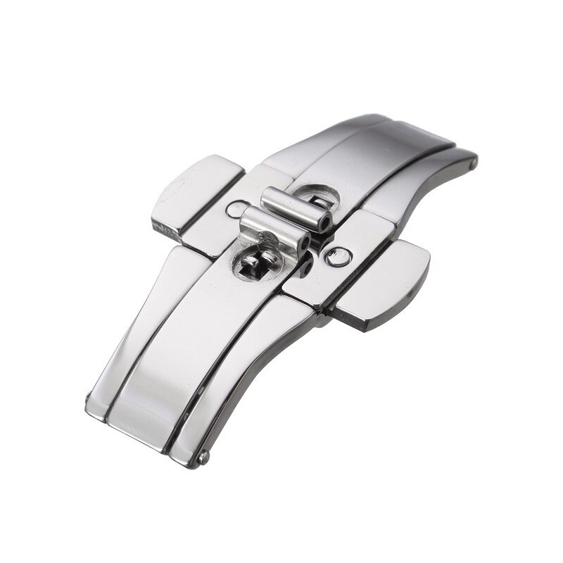Catarama pentru curea deployant Argintiu simpla , cu aripioare , 21X6 mm