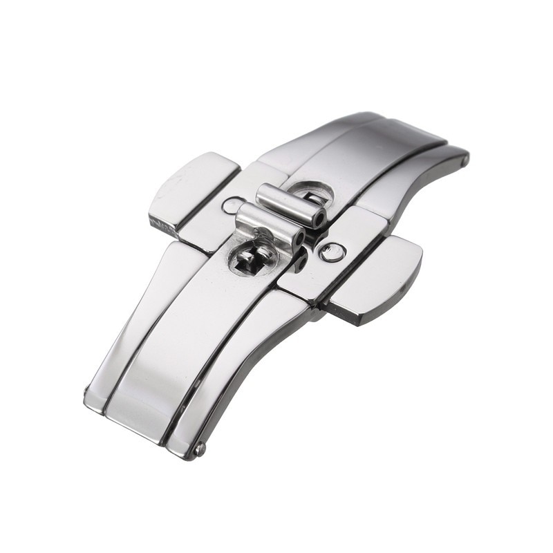 Catarama pentru curea deployant Argintiu simpla , cu aripioare , 23X6 mm