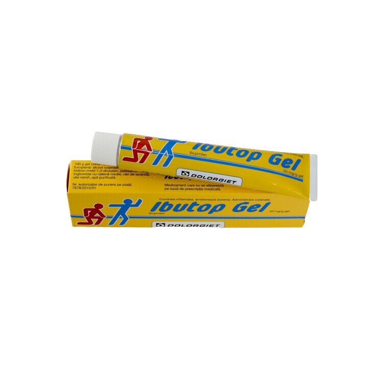 Ibutop gel 50 mg/g, 50 g, Dolorgiet : Farmacia Tei online