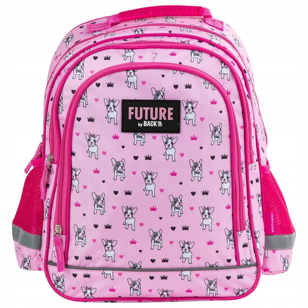 Rucsac scoala, caine, multicolor