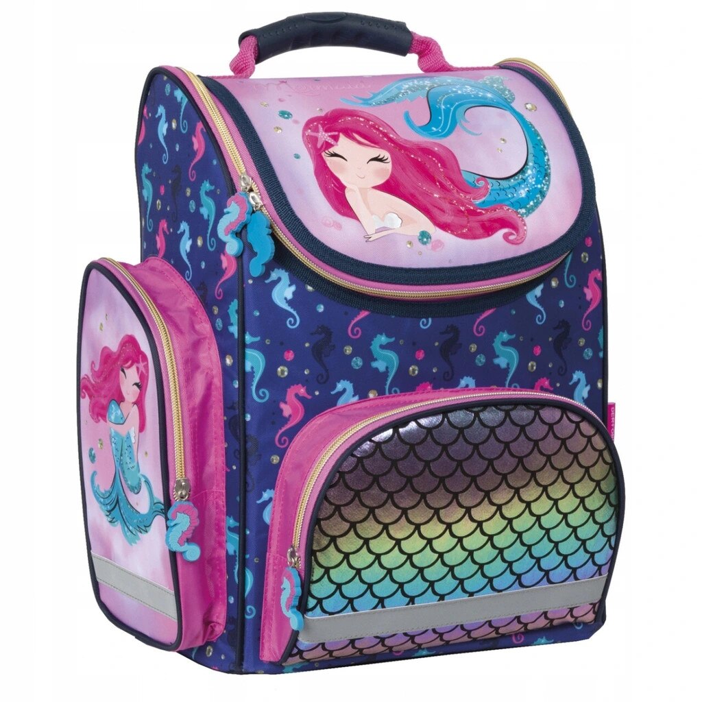 Ghiozdan Sirena scoala, multicolor