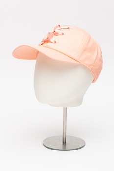 Puma, Sapca cu detaliu din satin si dantela Crush, Roz somon Puma, Sapca cu detaliu din satin si dantela Crush, Roz somon