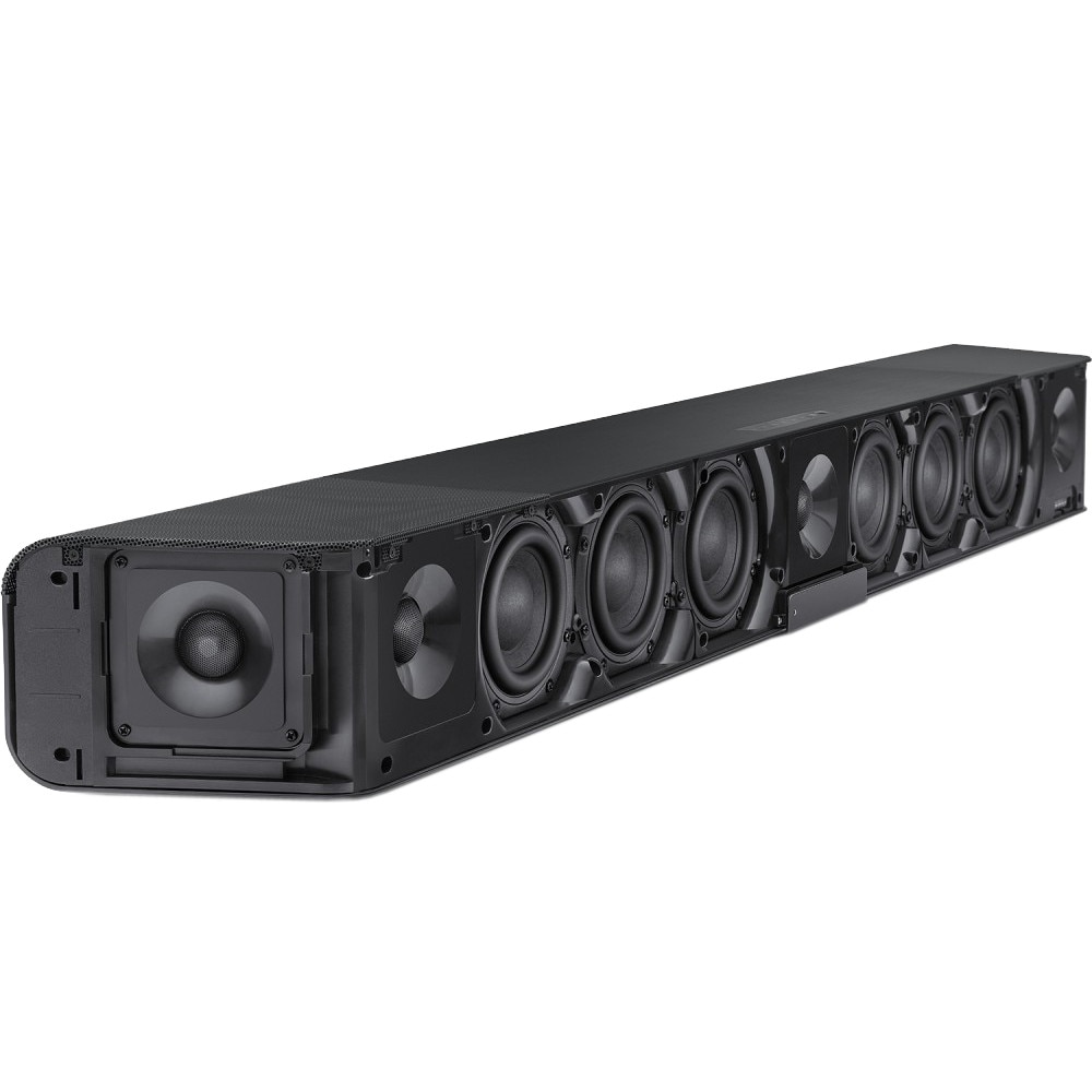 Soundbar Sennheiser AMBEO Max, Dolby Atmos, DTS-X, Bluetooth, AirPlay 2, Chromecast, Negru