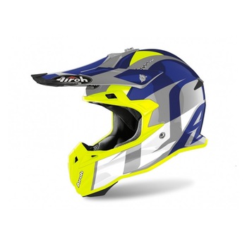 Casca protectie, Terminator Open vision shoot blue gloss, Multicolor, XL Casca protectie, Terminator Open vision shoot blue gloss, Multicolor, XL