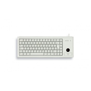 Tastatura compacta CHERRY G84-4400 cu Trackball, Alb, cu fir Tastatura compacta CHERRY G84-4400 cu Trackball, Alb, cu fir