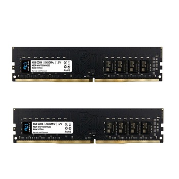 Memorie RAM 8 GB , set 2x4 GB , ddr4, 2400 Mhz, Nelbo, pentru calculator, black Memorie RAM 8 GB , set 2x4 GB , ddr4, 2400 Mhz, Nelbo, pentru calculator, black