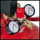 Compresor Einhell TE-AC 400/50/10 V, 2200 W, 2 cilindri, 270 l/min debit aer, 10 bar presiune maxima, 50 l volum rezervor