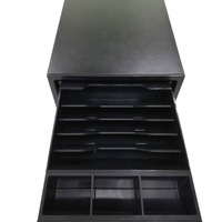 Sertar de bani, Constalaris, cu push, ET200, metal, negru