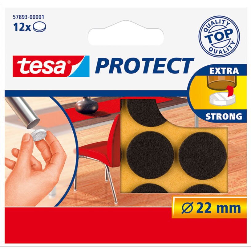 Protectii pasla pentru mobilier Mark.B7 Tesa 2.2 cm, Maro