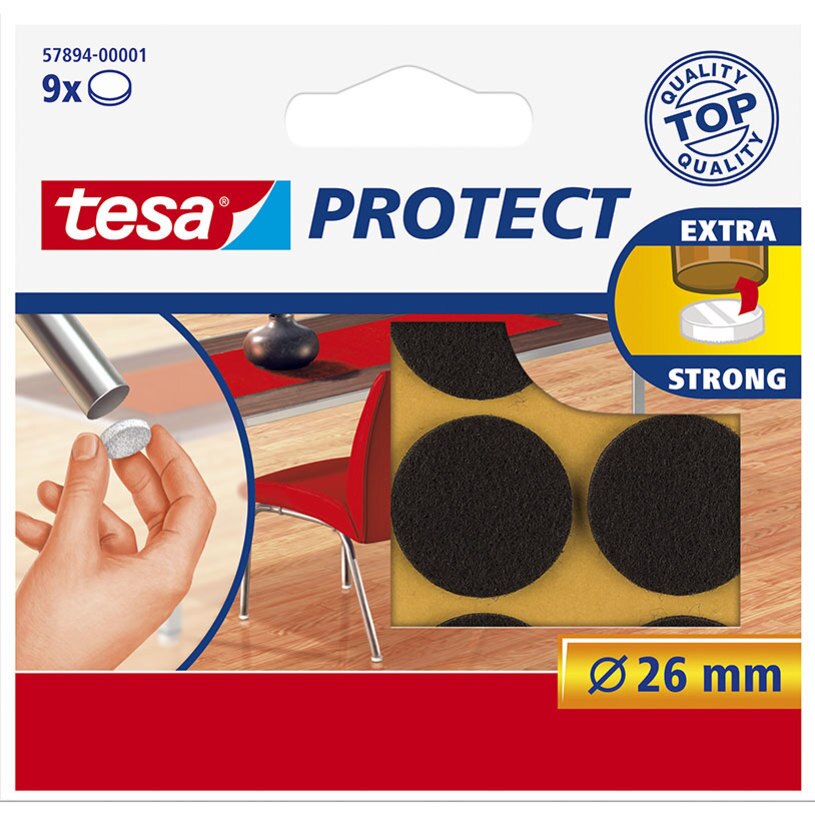 Protectii pasla pentru mobilier Mark.B7 Tesa 2.6 cm, Maro