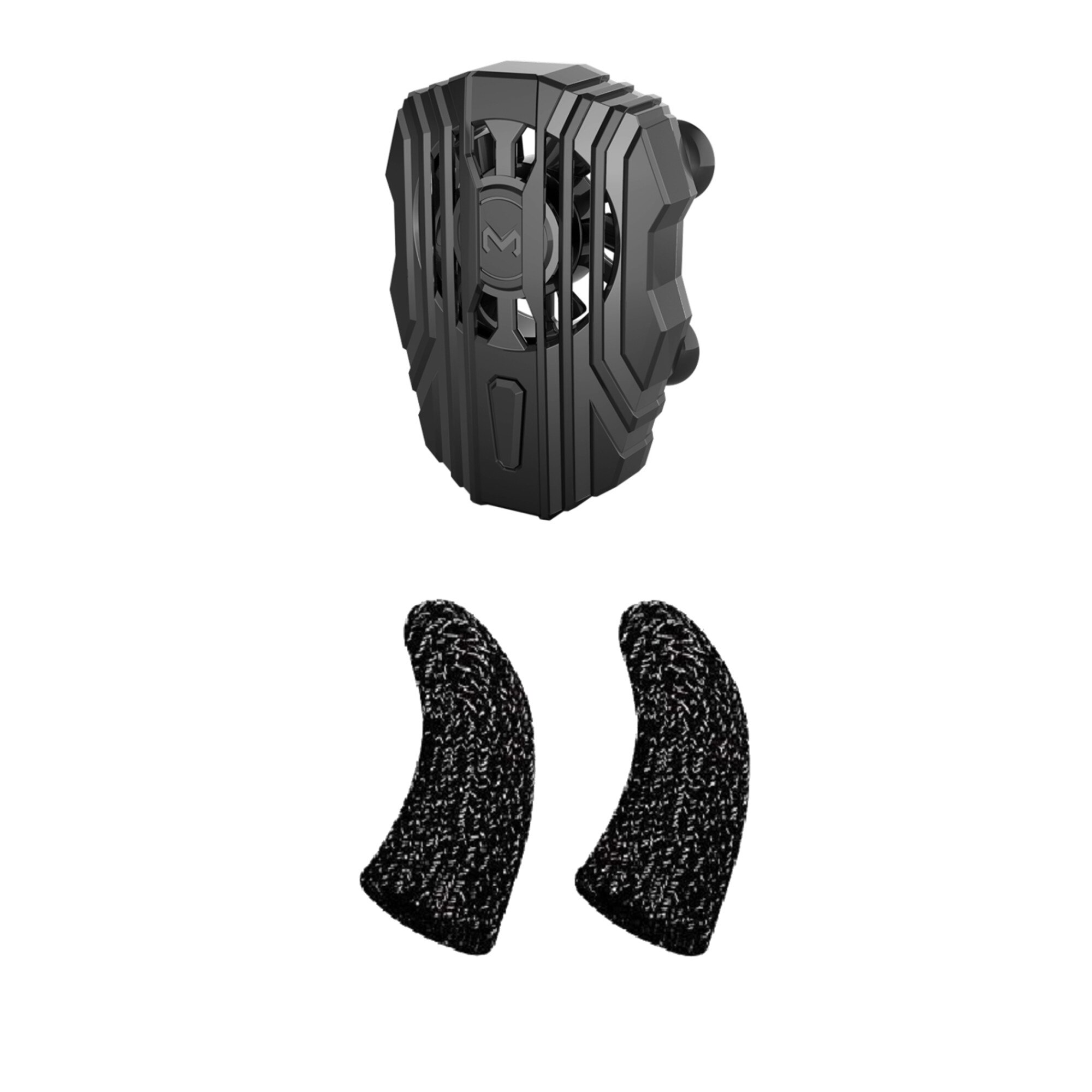 Cooler telefon model FL01 cu 2 manusi gaming negre PUBG Fortnite Call of duty,