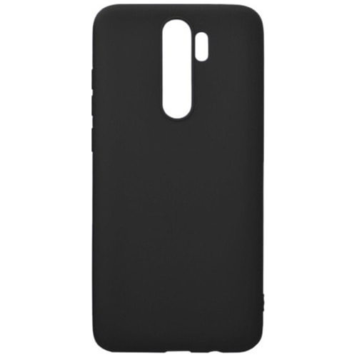 Husa de protectie Senso Silicon Soft Mat pentru Xiaomi Redmi Note 8 Pro, Negru