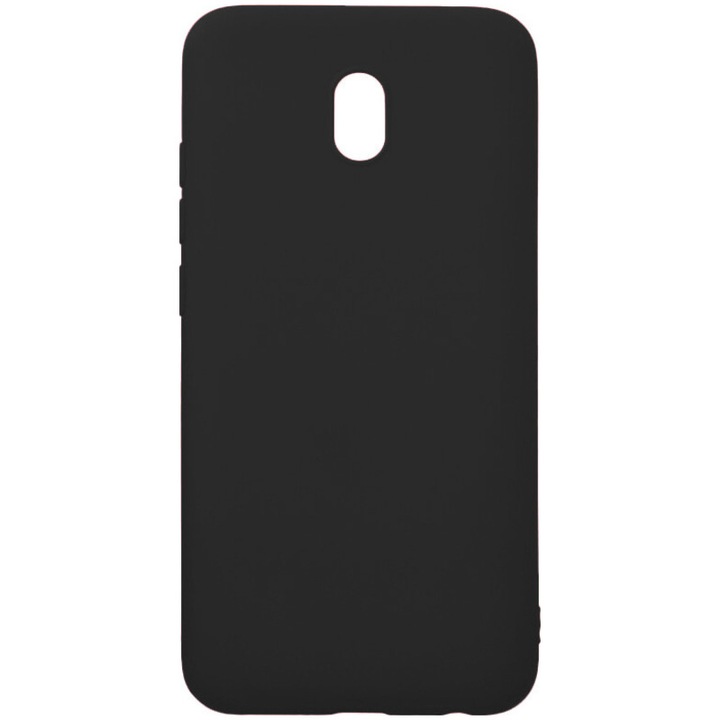 Husa de protectie Senso Silicon Soft Mat pentru Xiaomi Redmi 8A, Negru